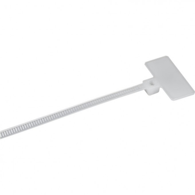 Хомут IEK 2.5х100мм P6.6 маркерный белый (уп.100шт) UHH14-D025-100-100-K01