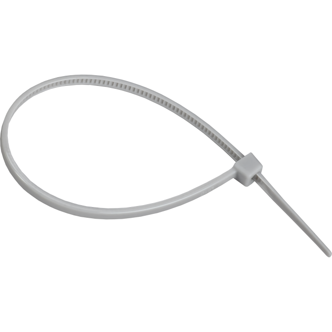 Хомут IEK UHH30-D036-300-100-K03 3.6х300мм P6.6 стандартный сер. (уп.100шт) UHH30-D036-300-10-0-K03