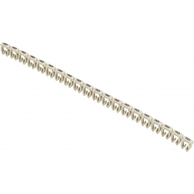 Маркер открытого типа IEK KE 4-6мм2 символ '8' (500шт/упак) UMK-KE3-8