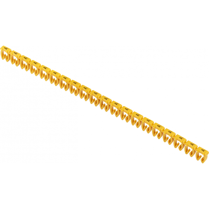 Маркер открытого типа IEK KE 4-6мм2 символ 'A' (200шт/упак) UMK-KE3-A