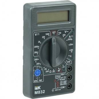Мультиметр цифровой IEK UNIVERSAL M832 - TMD-2S-832 Мультиметр цифровой IEK UNIVERSAL M832 - TMD-2S-832