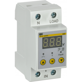 Однофазное реле напряжения IEK рн-д 36мм 40а IVR21-1-40 Однофазное реле напряжения IEK рн-д 36мм 40а IVR21-1-40