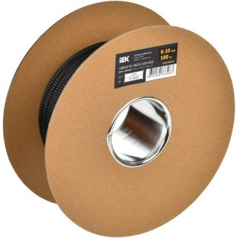 Оплетка кабельная IEK UBS10-PL-0610-100-K02 (уп.100м) черный