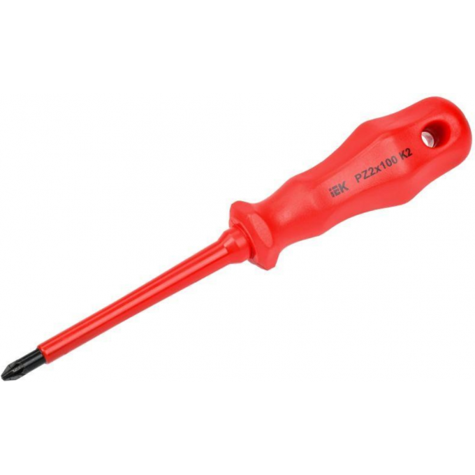 Отвертка диэлектрическая крестовая IEK PZ2х100 K2 1000В ARMA2L 3 A2L3-SC30-K2-PZ-20-100
