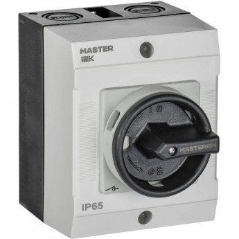 Переключатель кулачковый IEK MI-CS21-010-054 10А (сх. 54) в боксе закрытая рукоятка