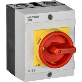 Переключатель кулачковый IEK MI-CS22-010-092 10А (сх. 92) в боксе закрытая рукоятка аварийный