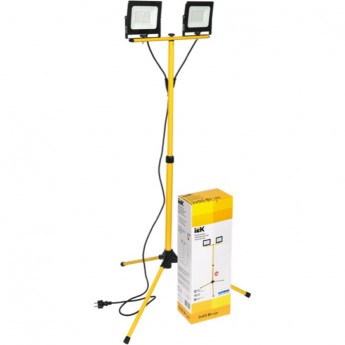 Прожектор светодиодный IEK СДО 06-2x50Ш штатив 6500К IP65 черный - LPDO606-2X050-65-K02 Прожектор светодиодный IEK СДО 06-2x50Ш штатив 6500К IP65 черный - LPDO606-2X050-65-K02