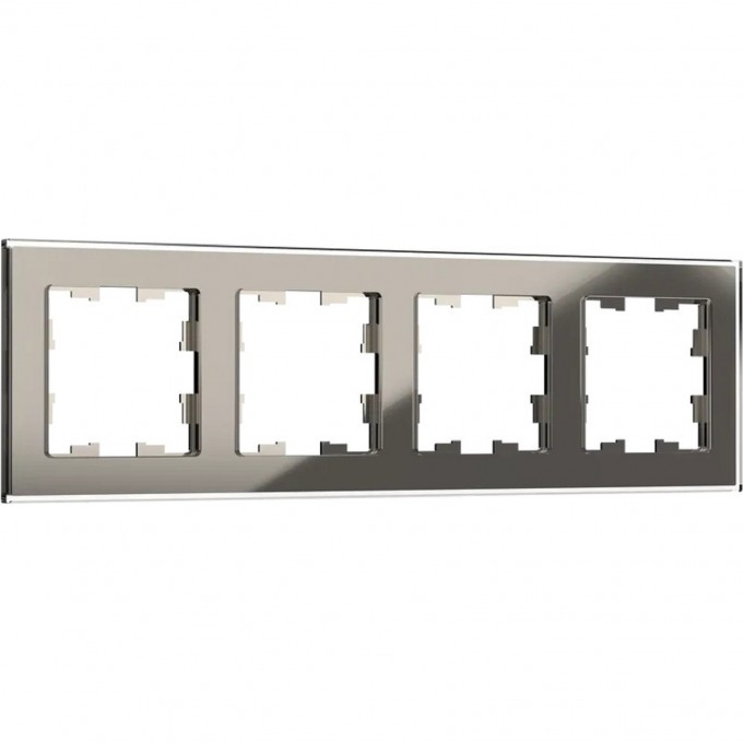 Рамка 4-м IEK BRITE РУ-4-2-БрД BR-M42-G-K30