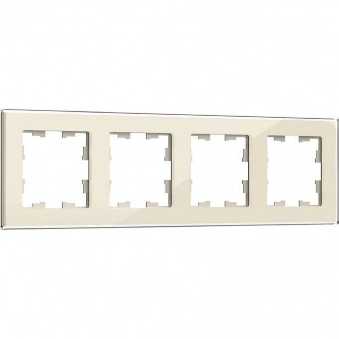 Рамка 4-м IEK BRITE РУ-4-2-БрВа BR-M42-G-K10