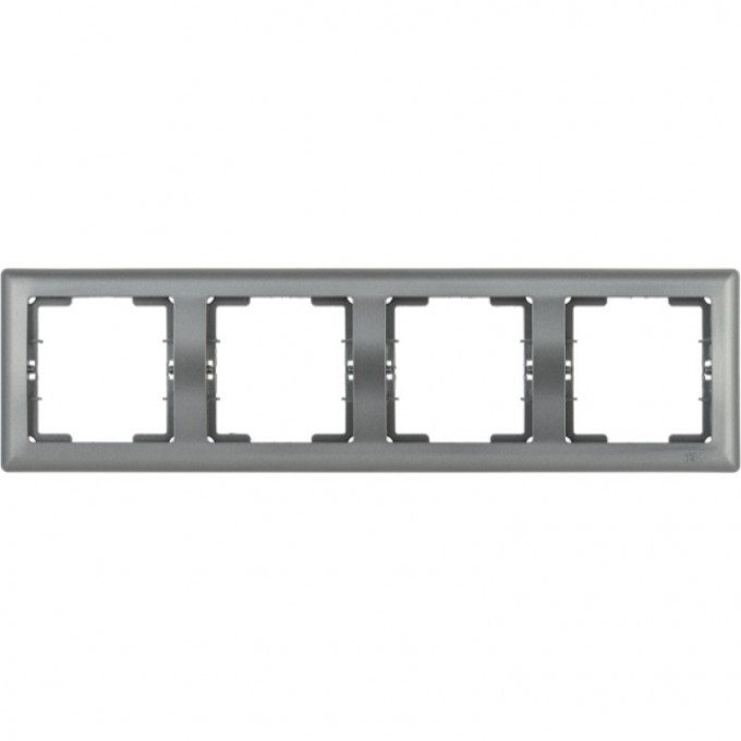 Рамка 4-местная горизонтальная IEK РГ-4-БА BOLERO антрацит - EMB40-K95