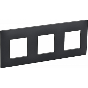 Рамка на 3 поста IEK SKANDY SK-F03G графит SK-M32-K53