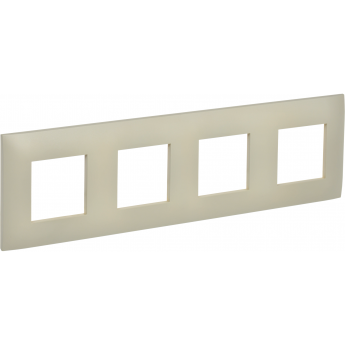Рамка на 4 поста IEK SKANDY SK-F01B бежевый SK-M42-K10