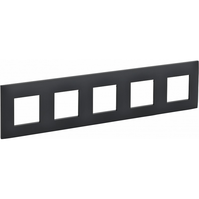Рамка на 5 постов IEK SKANDY SK-F05G графит SK-M52-K53