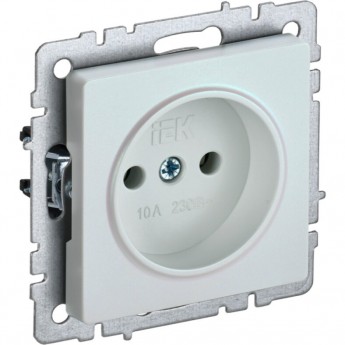 Розетка 1-местная без заземления без защитных шторок 10А IEK BRITE РС10-1-0-БрЖ жемчуг - BR-R10-10-K36 Розетка 1-местная без заземления без защитных шторок 10А IEK BRITE РС10-1-0-БрЖ жемчуг - BR-R10-10-K36