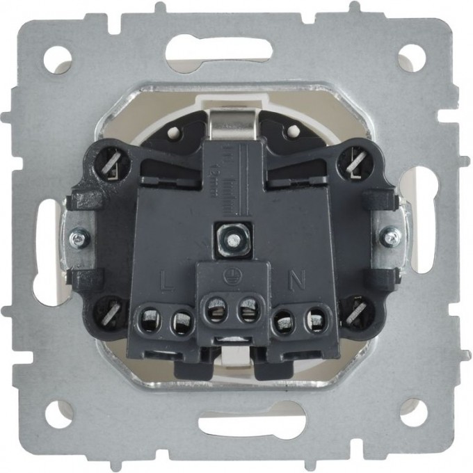 Розетка IEK BRITE РСбш10-3-44-БрАБ 16А белая BR-R16-16-44-K91