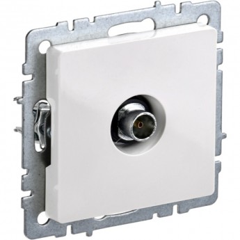 Розетка TV оконечная IEK BRITE РТВ11-0-БрБ белый - BR-A10-O-K01 Розетка TV оконечная IEK BRITE РТВ11-0-БрБ белый - BR-A10-O-K01