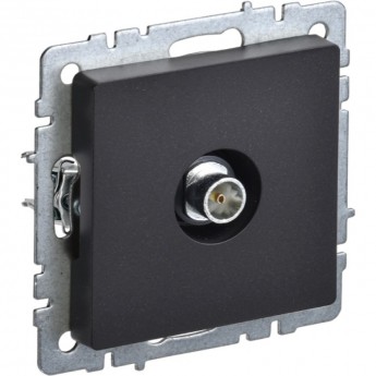 Розетка TV оконечная IEK BRITE РТВ11-0-БрЧ черный - BR-A10-O-K02 Розетка TV оконечная IEK BRITE РТВ11-0-БрЧ черный - BR-A10-O-K02