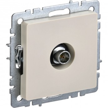 Розетка TV оконечная IEK BRITE РТВ11-0-БрКр бежевый - BR-A10-O-K10 Розетка TV оконечная IEK BRITE РТВ11-0-БрКр бежевый - BR-A10-O-K10