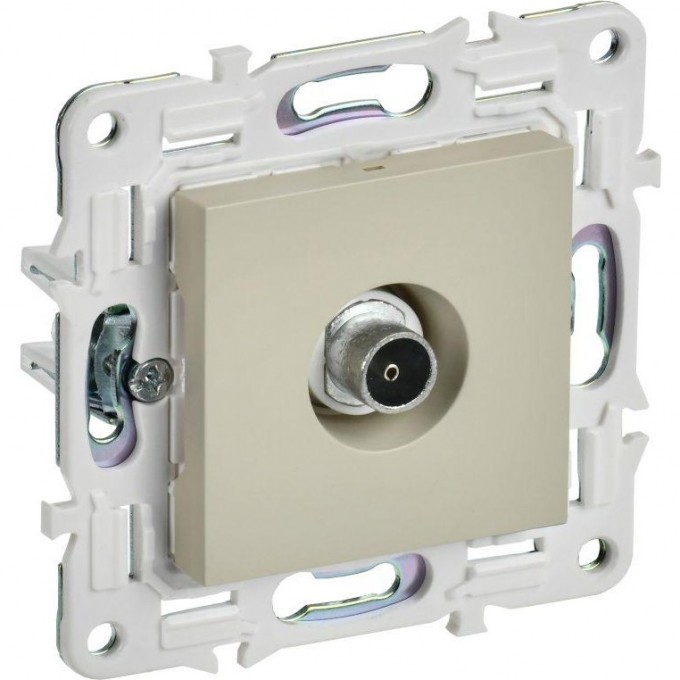 Розетка TV оконечная IEK SKANDY SK-A12B бежевый SK-A10-O-K10