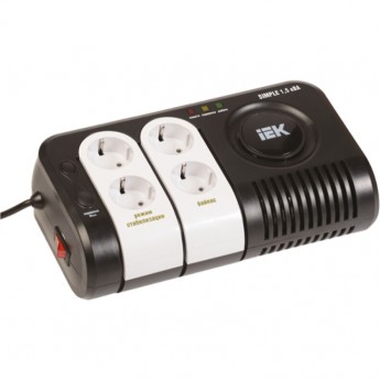 Стабилизатор напряжения IEK переносной SIMPLE 1,5кВА - IVS25-1-01500 Стабилизатор напряжения IEK переносной SIMPLE 1,5кВА - IVS25-1-01500