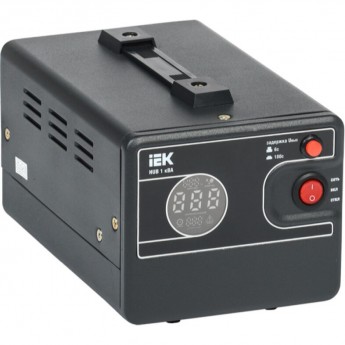 Стабилизатор напряжения переносной IEK HUB 1кВА - IVS21-1-001-13 Стабилизатор напряжения переносной IEK HUB 1кВА - IVS21-1-001-13