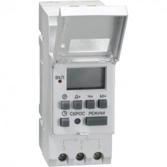 Таймер IEK ТЭ15 цифровой 16А 230В на DIN-рейку - MTA10-16 Таймер IEK ТЭ15 цифровой 16А 230В на DIN-рейку - MTA10-16