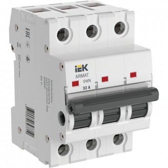 Выключатель нагрузки IEK ARMAT SWN 3P 32А Выключатель нагрузки IEK ARMAT SWN 3P 32А