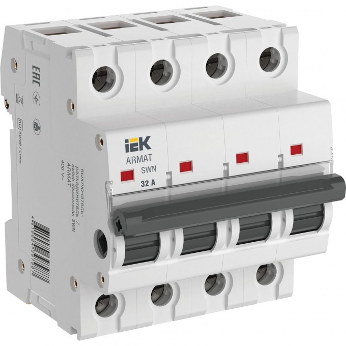 Выключатель нагрузки IEK ARMAT SWN 4P 32А AR-SWN-4-032