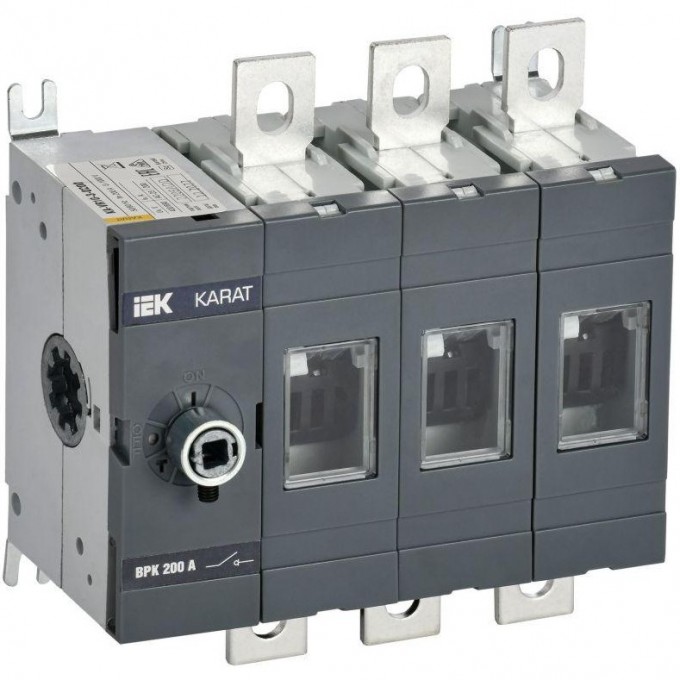 Выключатель-разъединитель IEK KARAT ВРК 3п 200А без рукоятки KA-VR10-3-0200