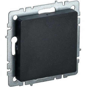 Заглушка c суппортом IEK BRITE МЗ10-БрЧ черный BR-PL10-K02 Заглушка c суппортом IEK BRITE МЗ10-БрЧ черный BR-PL10-K02