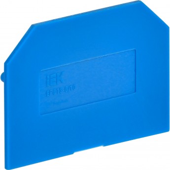 Заглушка IEK для CTS 6/10мм2 синяя Заглушка IEK для CTS 6/10мм2 синяя